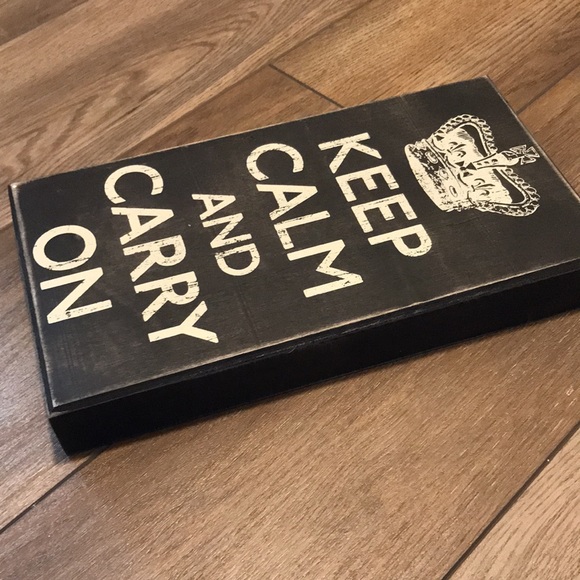 Keep Calm & Carry On Sign 👑 - Picture 4 of 7